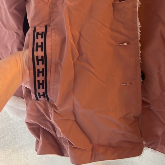 Womens XXL blush color Sherpa lined jacket - Picture 3 of 5